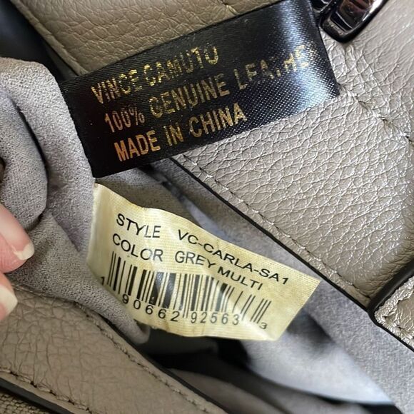 Vince Camuto Carla Grey Multi Snake Satchel - Picture 12 of 15